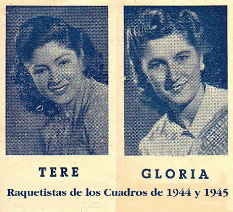 Dos figuras de los años cuarenta