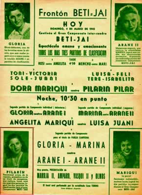 Programa de marzo de 1945 - Pilarín Abajo a la izquierda