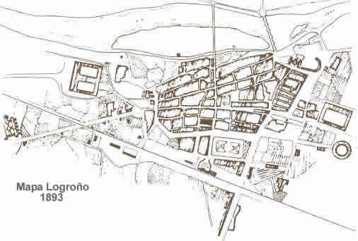 Mapa Logroo 1947