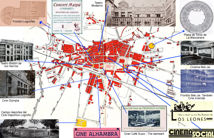 Mapa Logroo 1947