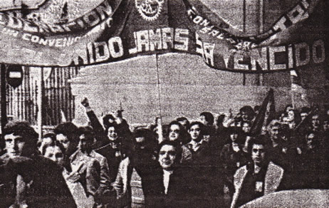 Manifestación en apoyo de los trabajadores del metal Manifestación en apoyo de los trabajadores del metal